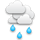Lluvias débiles